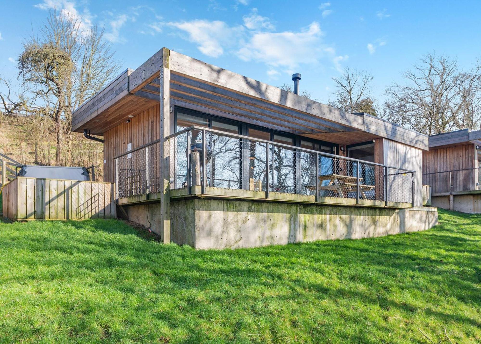 Whispering Waters Teesdale Lodges Gainford Exteriör bild
